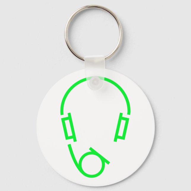 Symbol headset keychain (Front)
