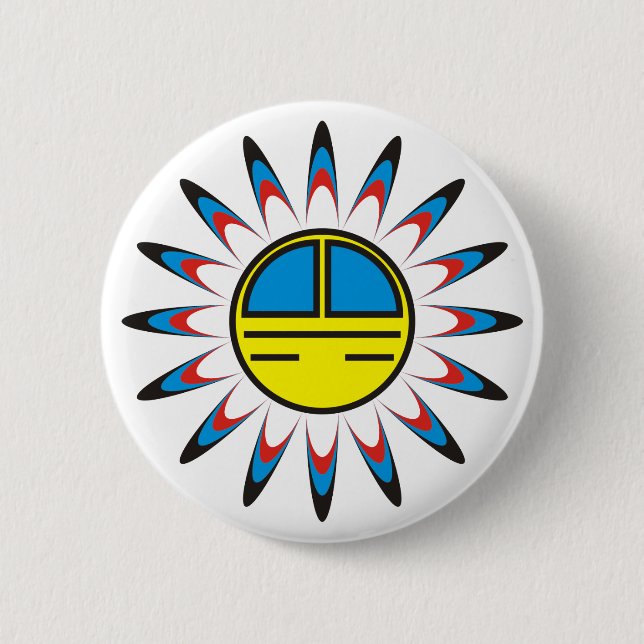 symbol Indian Pinback Button (Front)