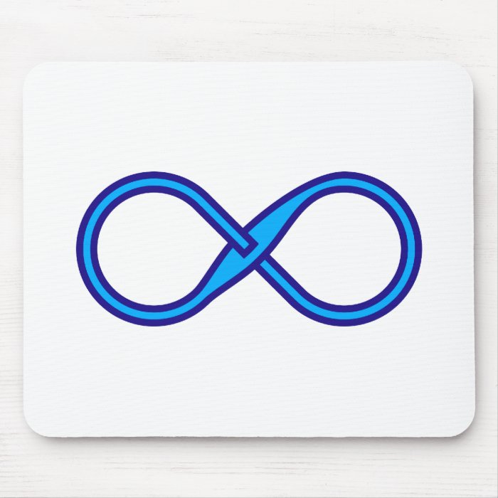 Symbol infinity infinity mousepad