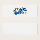 Symbol Infinity of Blue Morpho Butterflies (Front & Back)