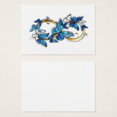 Symbol Infinity of Blue Morpho Butterflies (Front & Back)