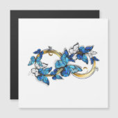 Symbol Infinity of Blue Morpho Butterflies (Front/Back)