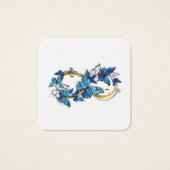 Symbol Infinity of Blue Morpho Butterflies (Front)