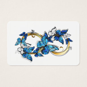 Symbol Infinity of Blue Morpho Butterflies