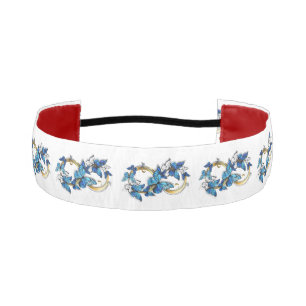 Symbol Infinity of Blue Morpho Butterflies Athletic Headband