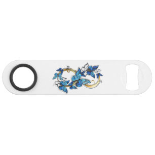 Symbol Infinity of Blue Morpho Butterflies Bar Key