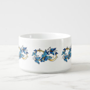 Symbol Infinity of Blue Morpho Butterflies Bowl