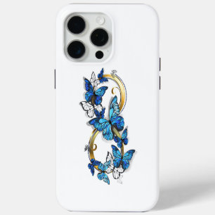 Symbol Infinity of Blue Morpho Butterflies iPhone 15 Pro Max Case