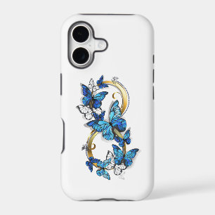 Symbol Infinity of Blue Morpho Butterflies iPhone 17 Case