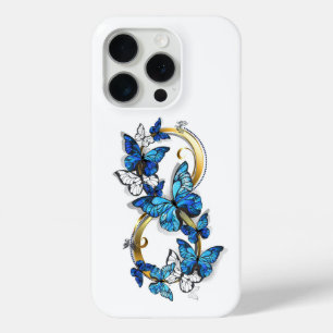 Symbol Infinity of Blue Morpho Butterflies iPhone 15 Pro Case
