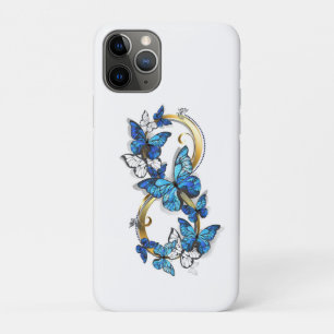 Symbol Infinity of Blue Morpho Butterflies iPhone 11 Pro Case