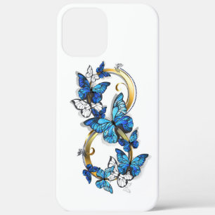 Symbol Infinity of Blue Morpho Butterflies iPhone 12 Pro Max Case