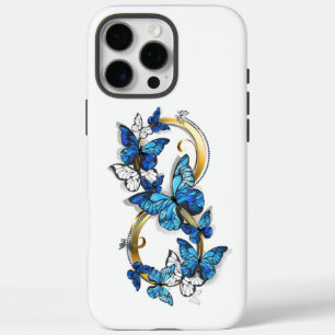Symbol Infinity of Blue Morpho Butterflies iPhone 16 Pro Max Case