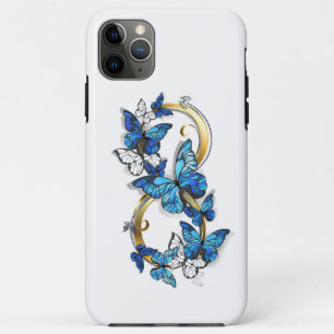 Symbol Infinity of Blue Morpho Butterflies iPhone 11 Pro Max Case
