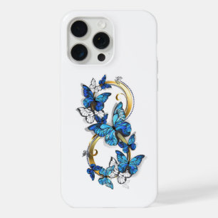 Symbol Infinity of Blue Morpho Butterflies iPhone 15 Pro Max Case