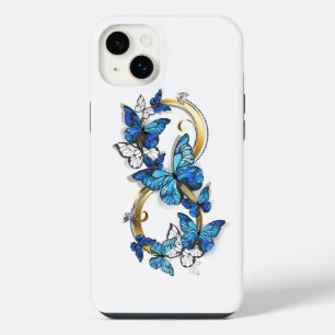 Symbol Infinity of Blue Morpho Butterflies iPhone 14 Plus Case