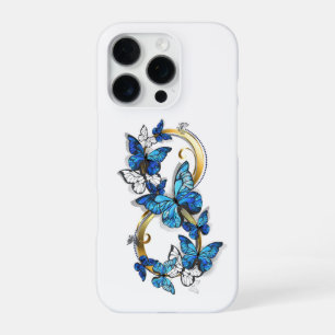 Symbol Infinity of Blue Morpho Butterflies iPhone 16 Pro Case