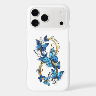 Symbol Infinity of Blue Morpho Butterflies iPhone 17 Pro Max Case