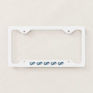Symbol Infinity of Blue Morpho Butterflies License Plate Frame