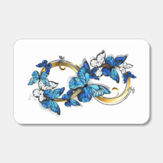 Symbol Infinity of Blue Morpho Butterflies Matchboxes