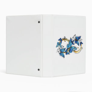 Symbol Infinity of Blue Morpho Butterflies Mini Binder