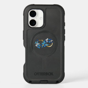 Symbol Infinity of Blue Morpho Butterflies iPhone 16 Case