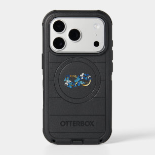 Symbol Infinity of Blue Morpho Butterflies iPhone 17 Pro Case