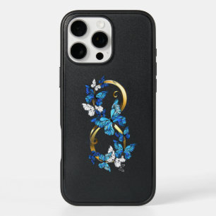 Symbol Infinity of Blue Morpho Butterflies iPhone 16 Pro Max Case