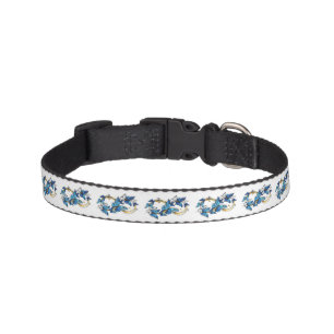 Symbol Infinity of Blue Morpho Butterflies Pet Collar