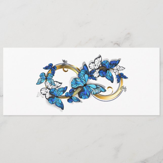 Symbol Infinity of Blue Morpho Butterflies Program (Front)