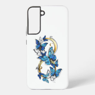 Symbol Infinity of Blue Morpho Butterflies Samsung Galaxy S22+ Case