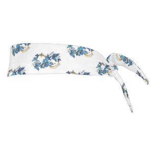 Symbol Infinity of Blue Morpho Butterflies Tie Headband