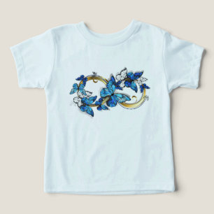 Symbol Infinity of Blue Morpho Butterflies Toddler T-shirt