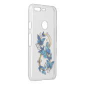 Symbol Infinity of Blue Morpho Butterflies Uncommon Google Pixel Case (Back/Right)