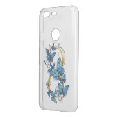 Symbol Infinity of Blue Morpho Butterflies Uncommon Google Pixel Case (Back/Left)