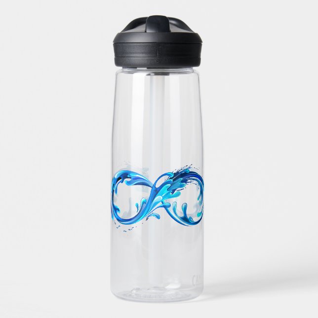 Symbol Infinity of Cold Clear Water Bottle (Front)