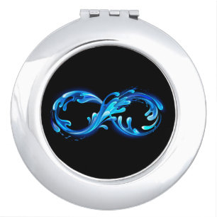 Symbol Infinity of Cold Clear Water Compact Mirror