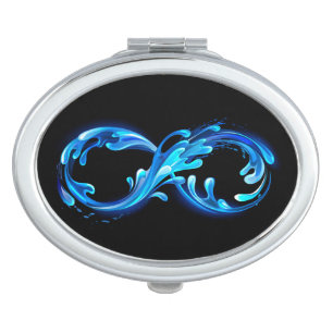 Symbol Infinity of Cold Clear Water Compact Mirror