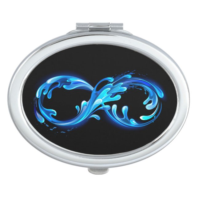 Symbol Infinity of Cold Clear Water Compact Mirror (Front)