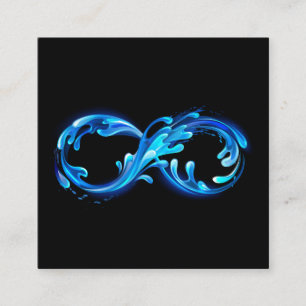 Symbol Infinity of Cold Clear Water Discount Card