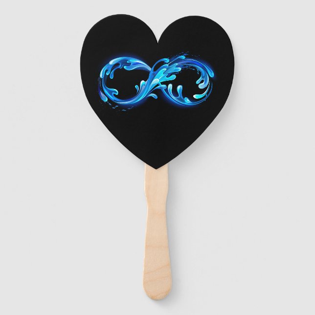 Symbol Infinity of Cold Clear Water Hand Fan (Front)