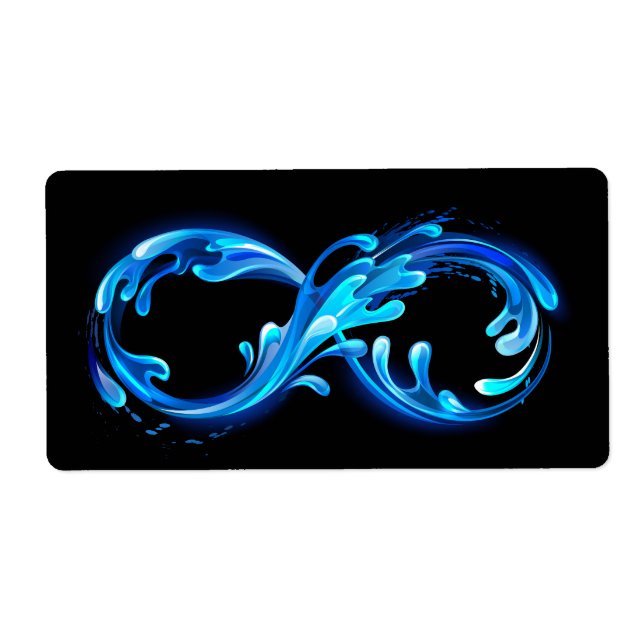 Symbol Infinity of Cold Clear Water Label (Front)
