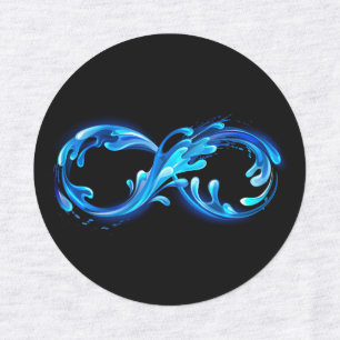 Symbol Infinity of Cold Clear Water Labels