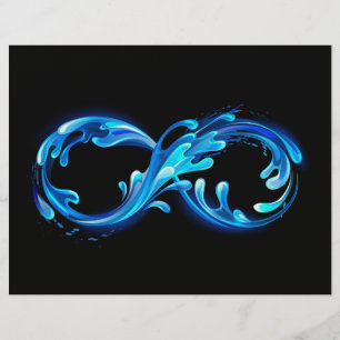 Symbol Infinity of Cold Clear Water Letterhead