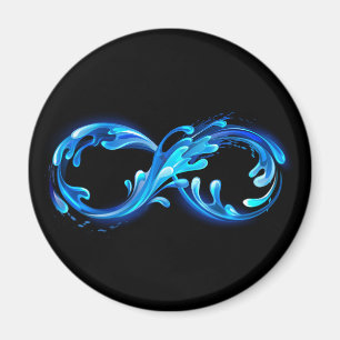 Symbol Infinity of Cold Clear Water Magnet