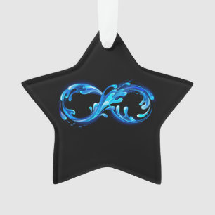 Symbol Infinity of Cold Clear Water Ornament