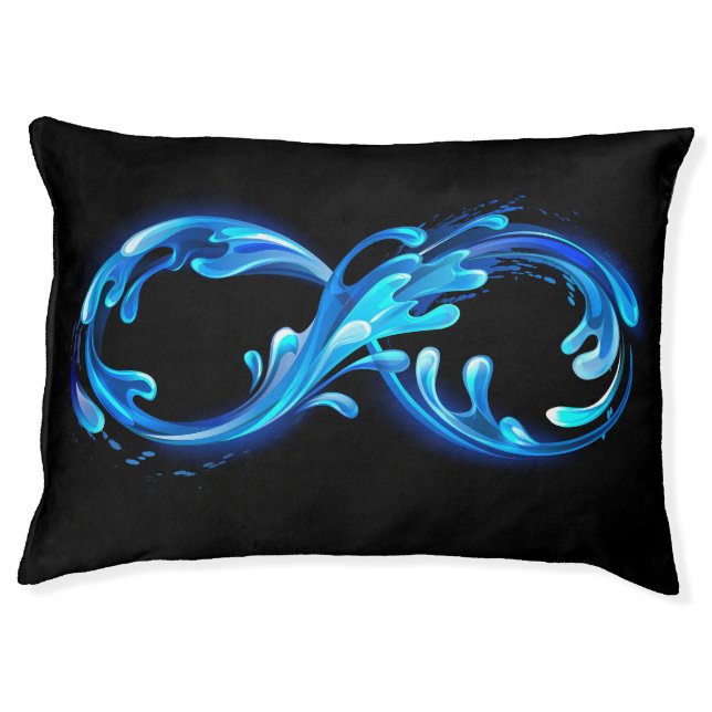 Symbol Infinity of Cold Clear Water Pet Bed (Front)
