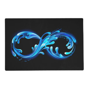 Symbol Infinity of Cold Clear Water Placemat