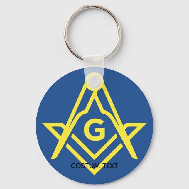 Symbol masonic  keychain (Front)