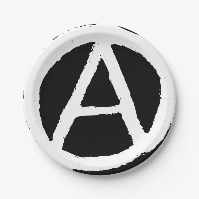 Symbol of Anarchy Paper Plates (Front)
